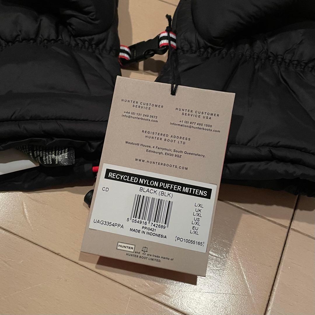 新品★ HUNTER パファー ミトン 手袋