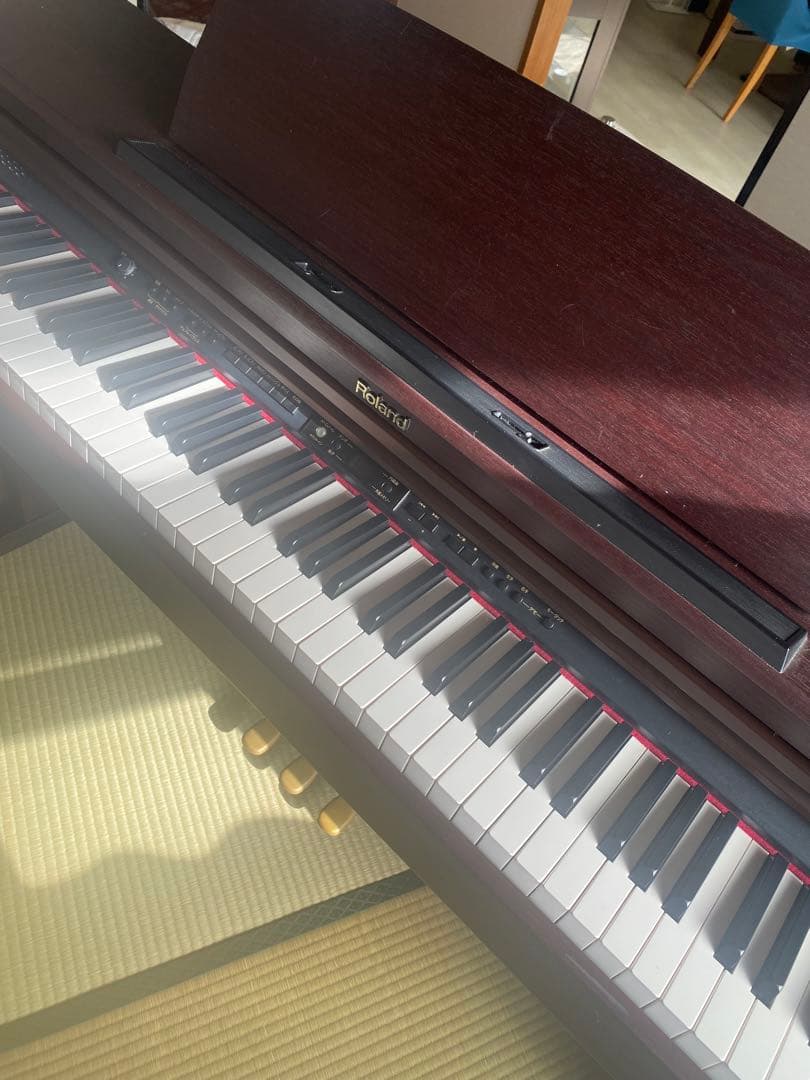 Rolandデジタルピアノ88鍵盤 ダークブラウン08年製(送料12000円)