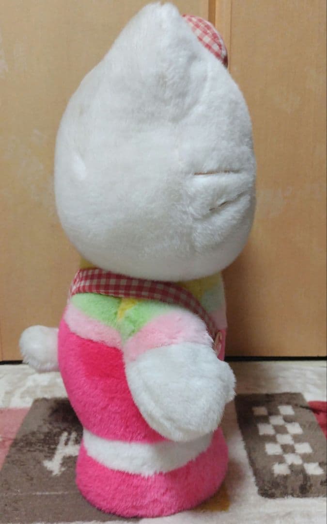 希少 ハローキティ 特大 ジャンボ BIG ぬいぐるみ 自立 レトロ レア