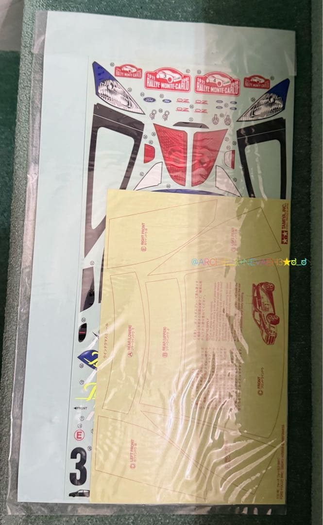 【未組み立て】タミヤ★フォードフォーカス RS WRC 01 TB-01シャーシ