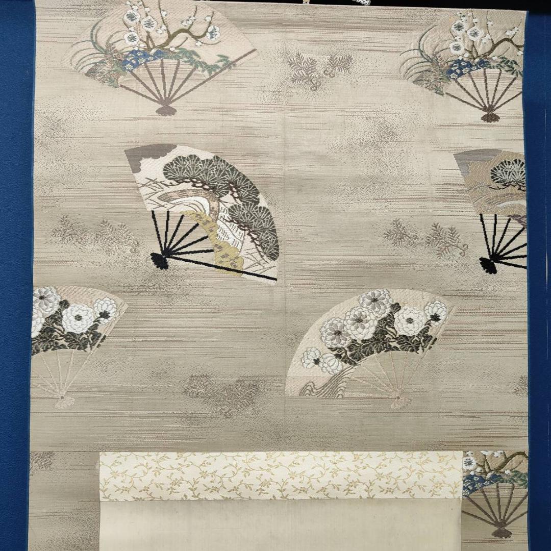 真作/泰琳/雪景富士図/山水/布袋屋掛軸A-631