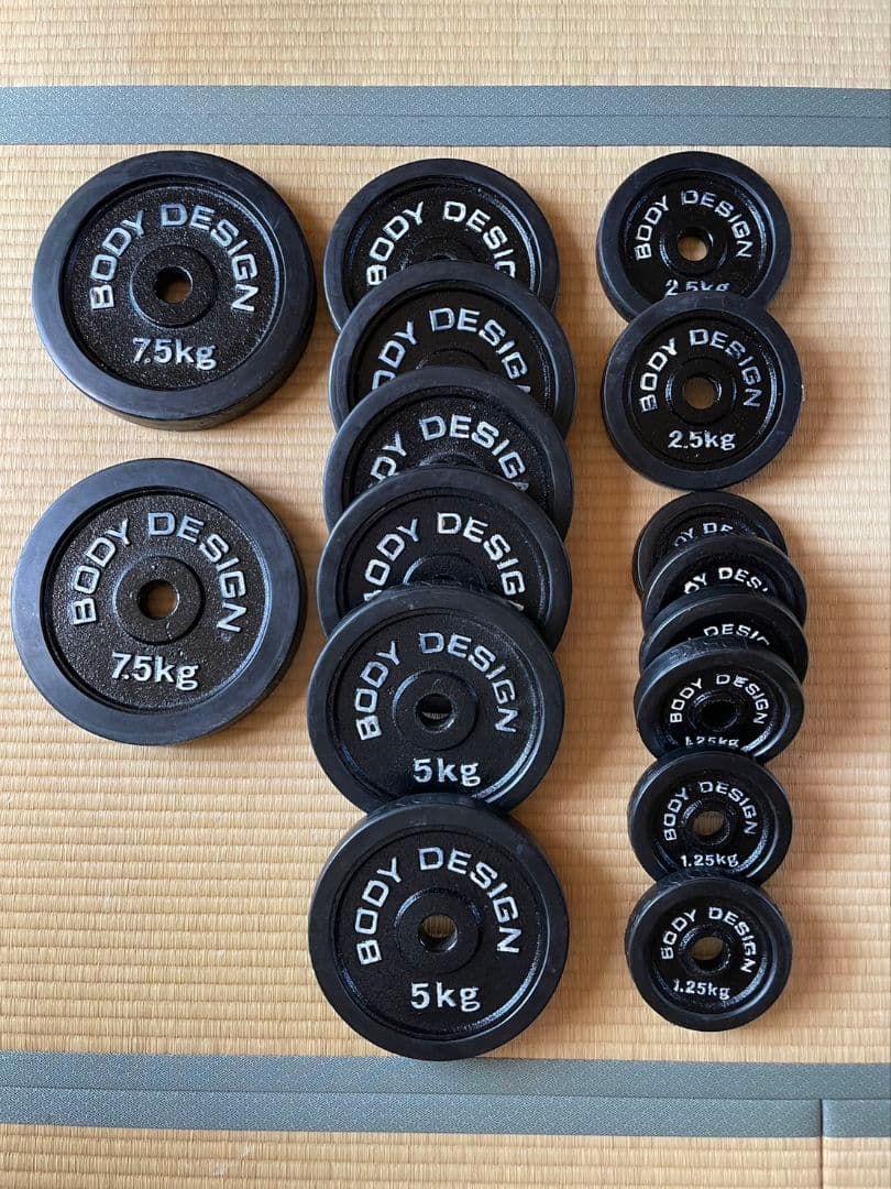 ラバープレート　合計50キロ新品筋トレ