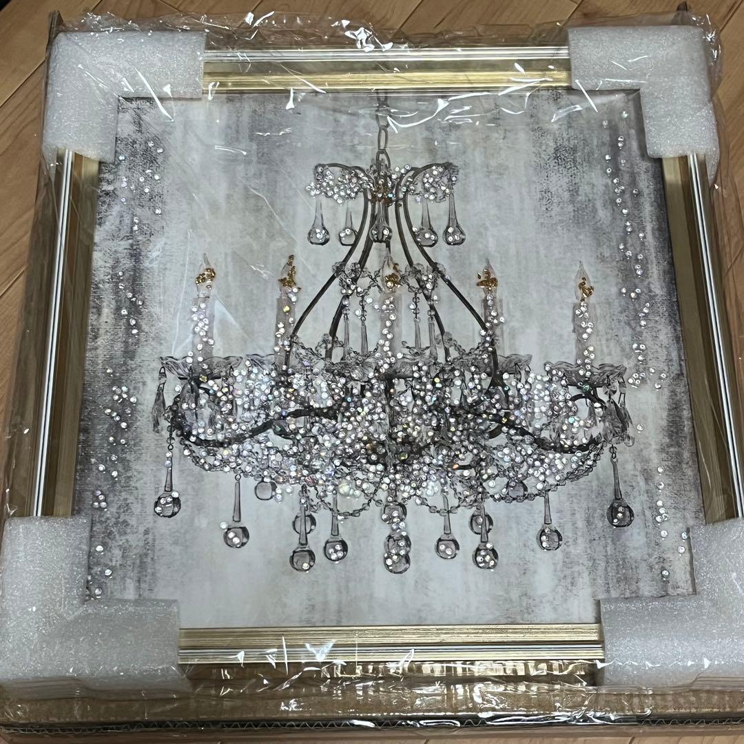 シャンデリア　クリスタルアート（クリスタルピクチャー）