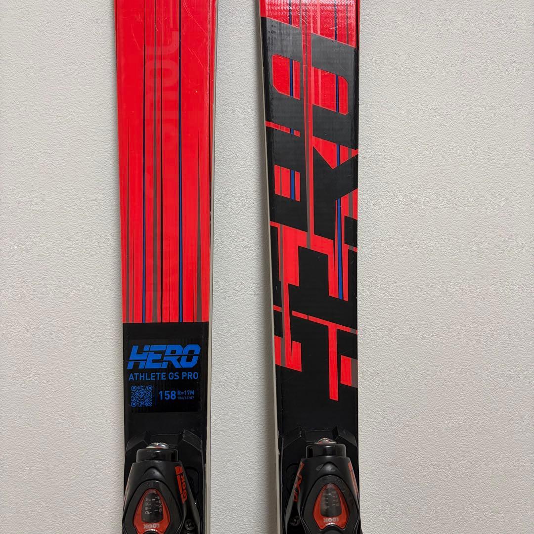 【美品】ロシニョール HERO ATHLETE GS PRO 158cm スキー