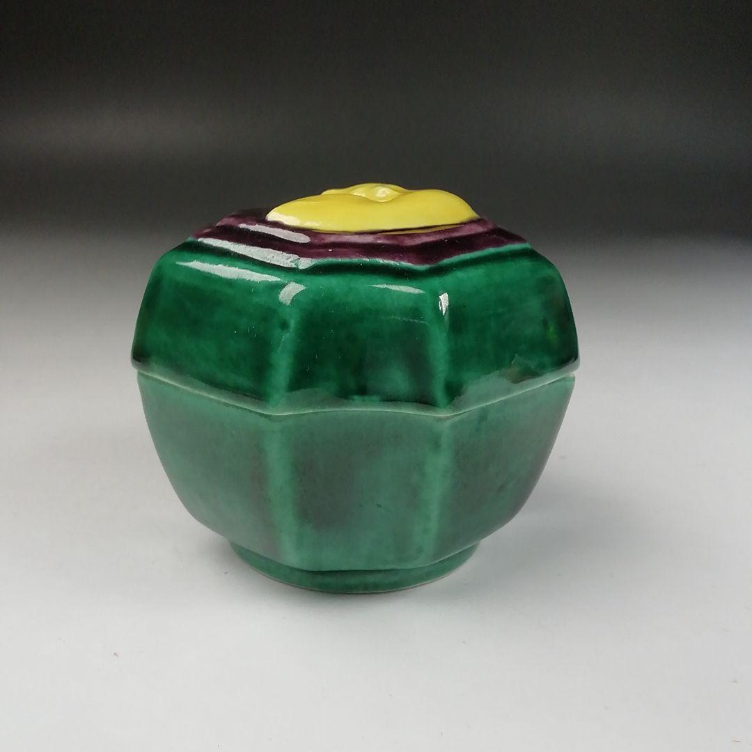 Ｗ３９　香合　『台牛』『高野昭阿弥 造』　共箱　茶道具