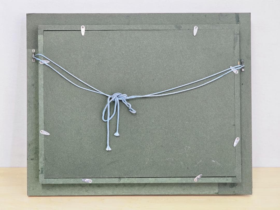 M▽野々村晃 油彩 絵画 額縁 F4 (38221)