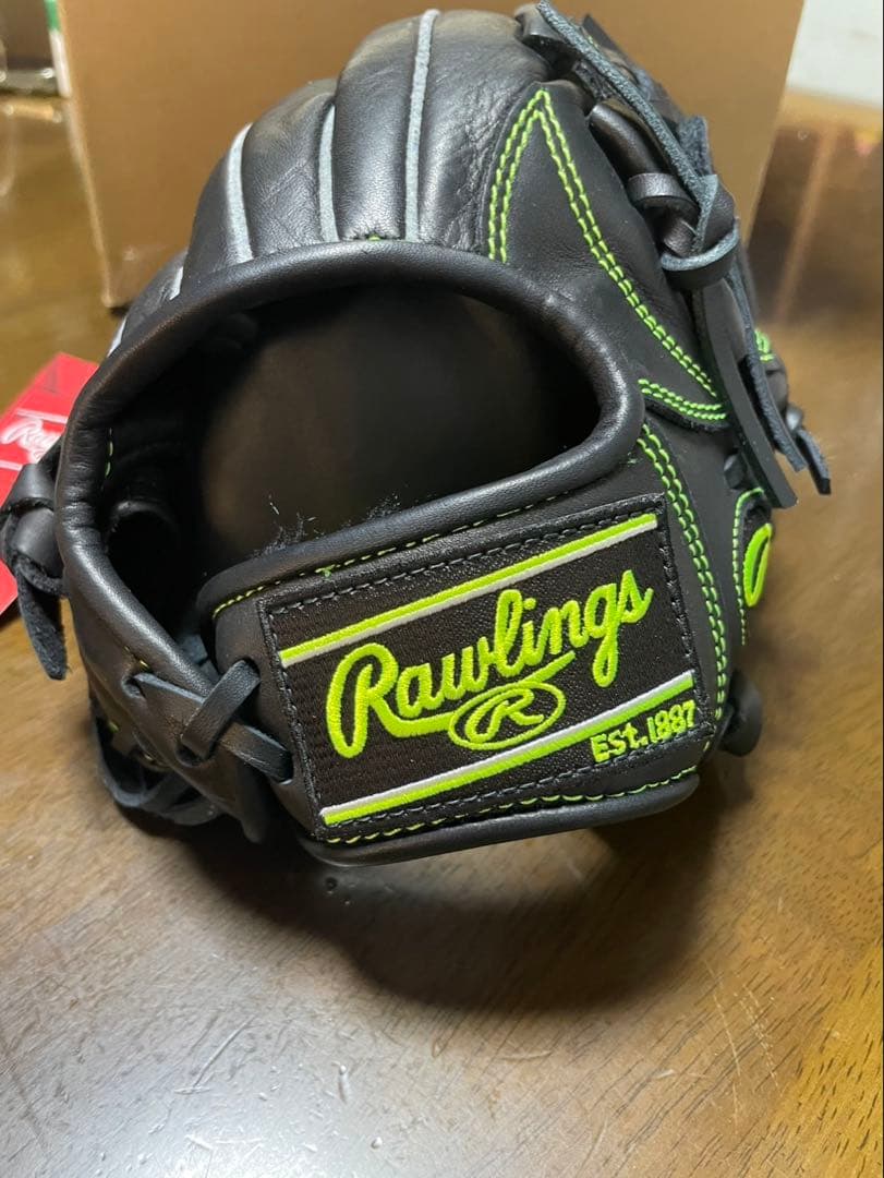 Rawlings 軟式グローブ 黒/緑
