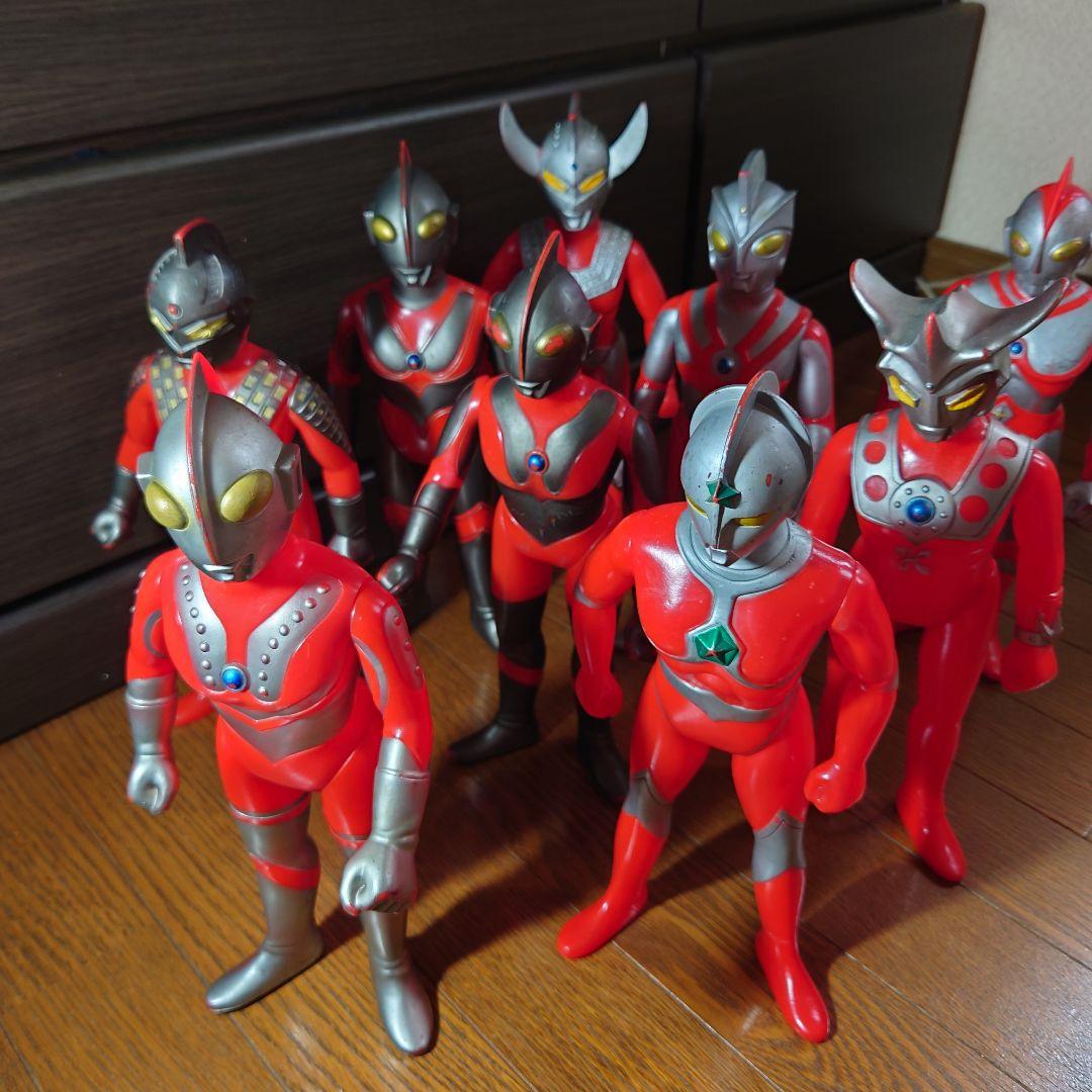 当時物ポピー　ソフビ　グレートザウルス約30〜32㌢　9体セット