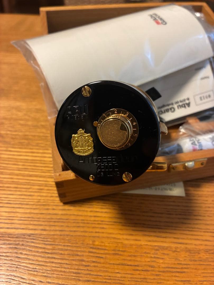 極美品　ABU　アブ　アンバサダー　2500CDL　金黒　アブガルシア