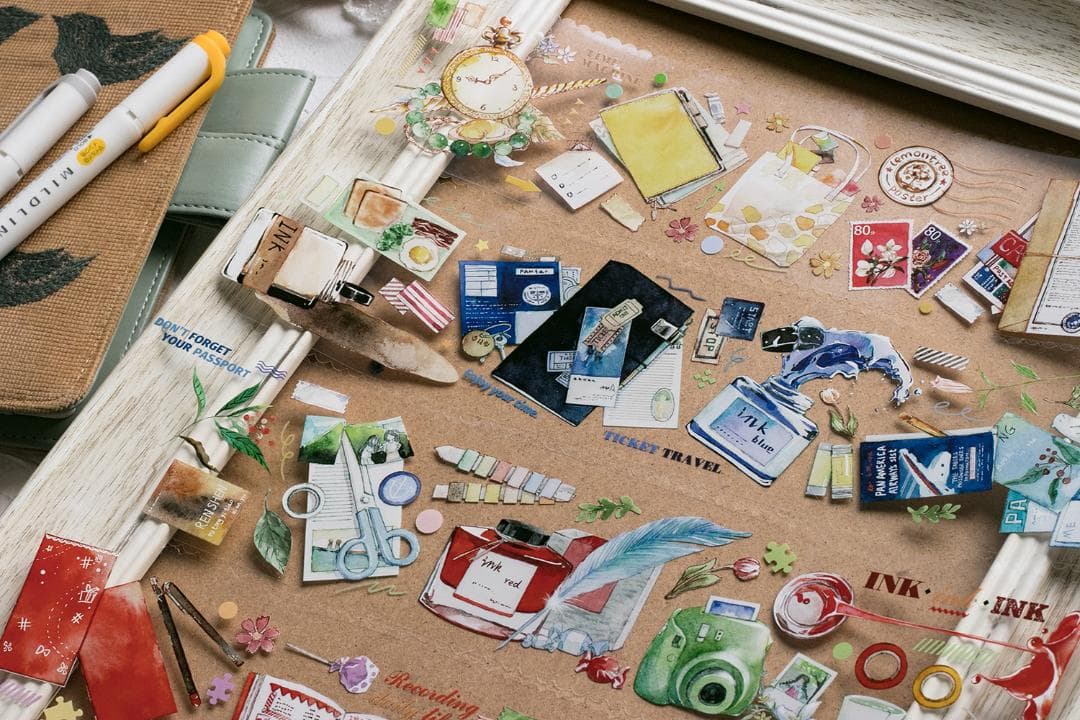 【2巻セット】LECREDE 檸檬樹 五周年「私家文房具」「魔女的书橱」背景