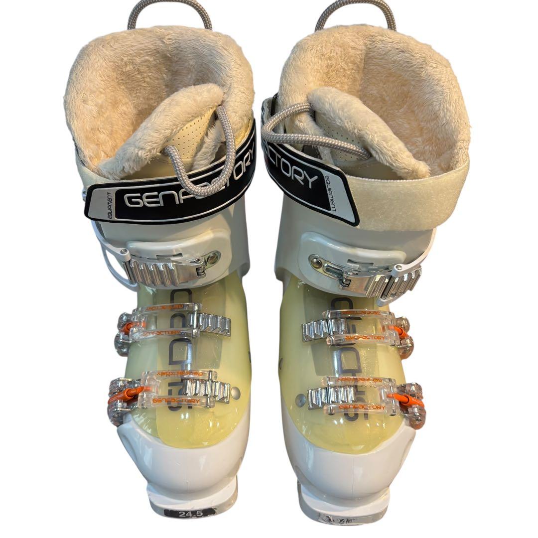 レディースショートスキーセット　ファンスキー　Salomon 24-24.5cm