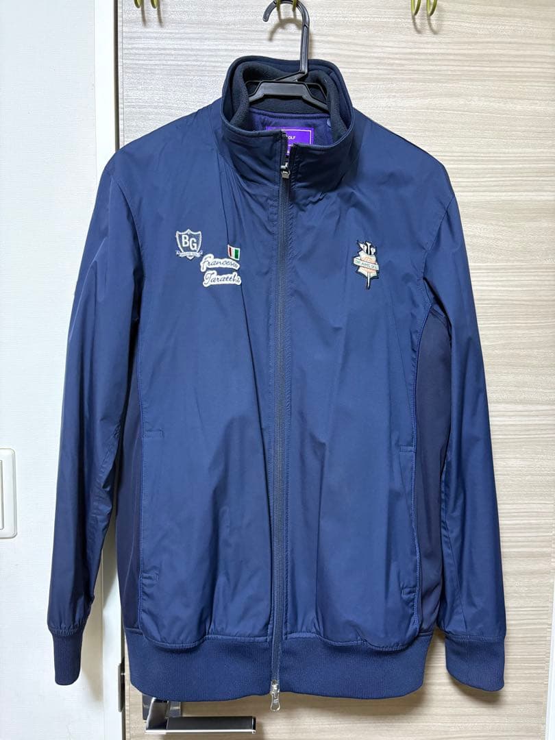 BEAMS GOLF ネイビー ジャケット M 機能性バッチリの3wayブルゾン