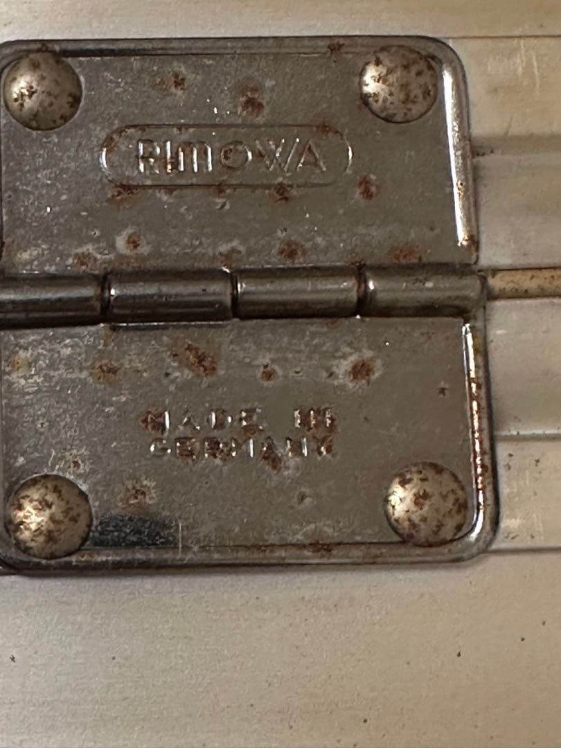 RIMOWA TOPAS 青ロゴ ドイツ製 2輪 アルミ