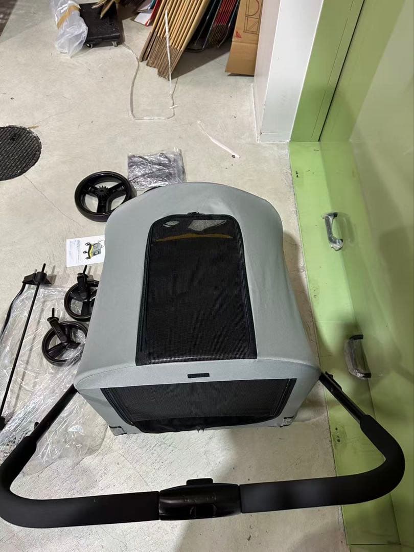 ペットカート大型犬 折りたたみ 中型犬4輪 耐荷重60kg 大型犬対応 軽量