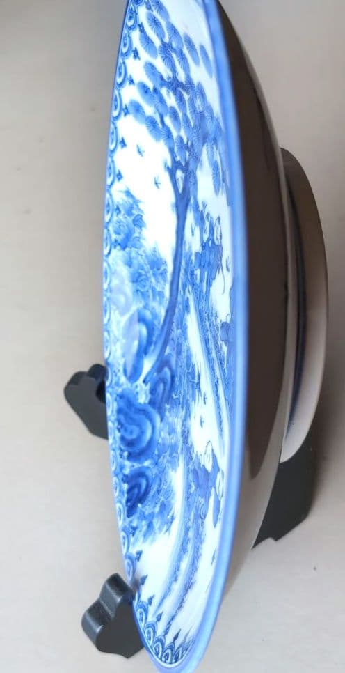 三川内焼　献上唐子御皿　唐子が七人　②