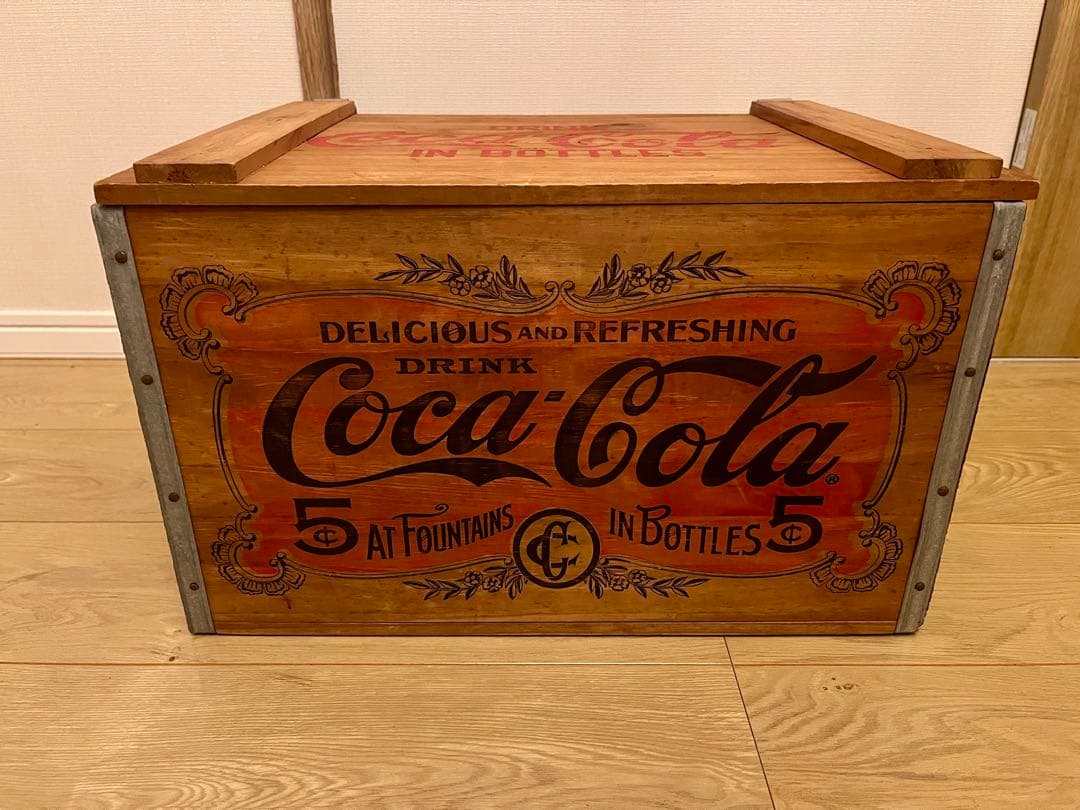 Coca-Cola コカ・コーラ ヴィンテージ 木製ボックス 木箱 アウトドア
