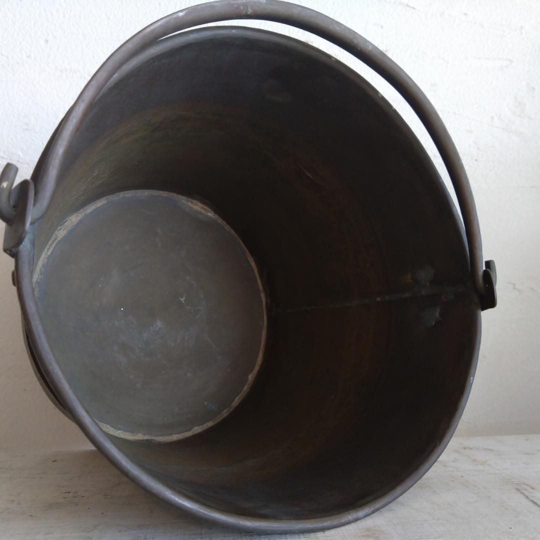 銅製　バケツ　古道具