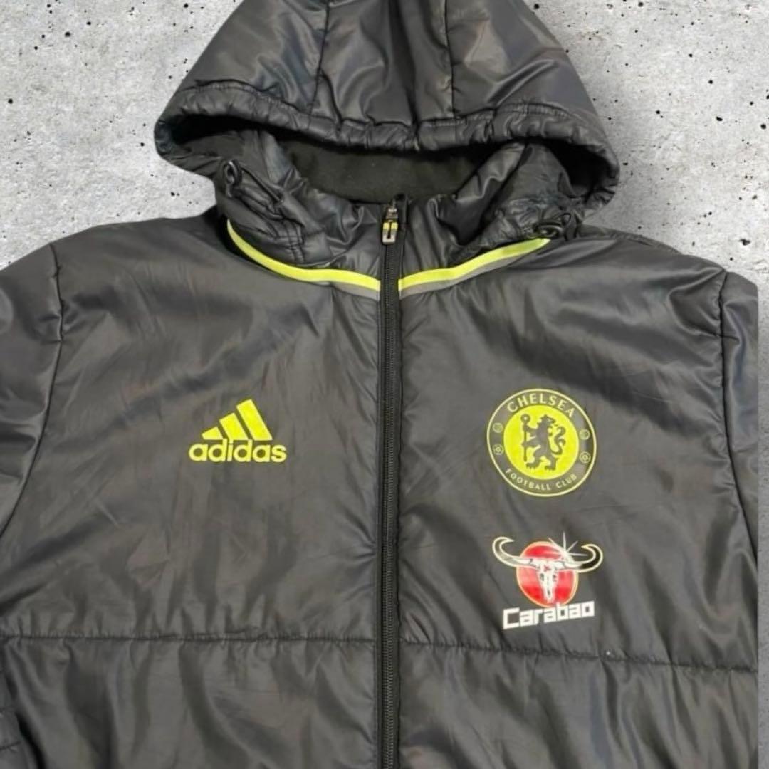 【希少】Chelsea 選手支給品 ダウンジャケット　プリマロフト adidas