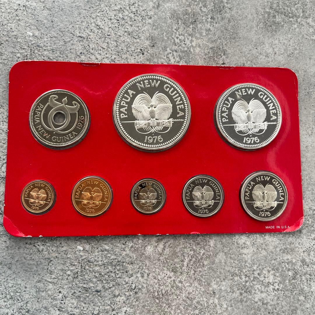 パプアニューギニア プルーフセット　2個セット