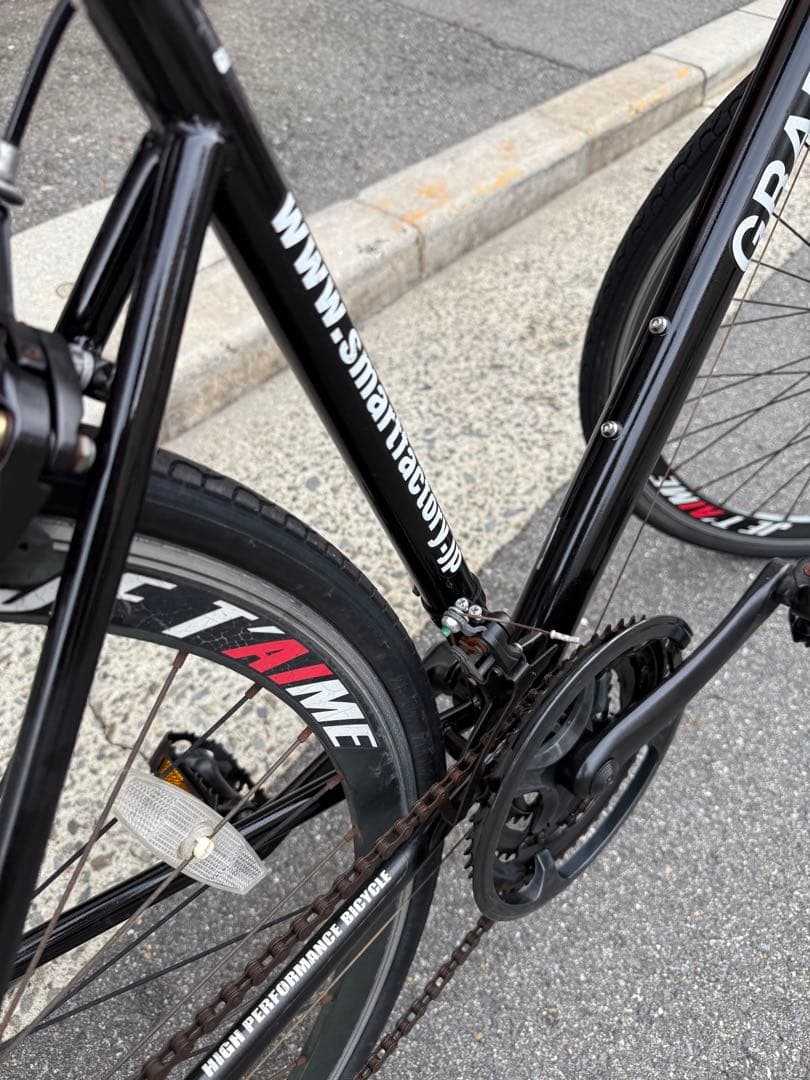 97 自転車 大阪市 【引取り限定】 28インチ 変速付き ロードバイク