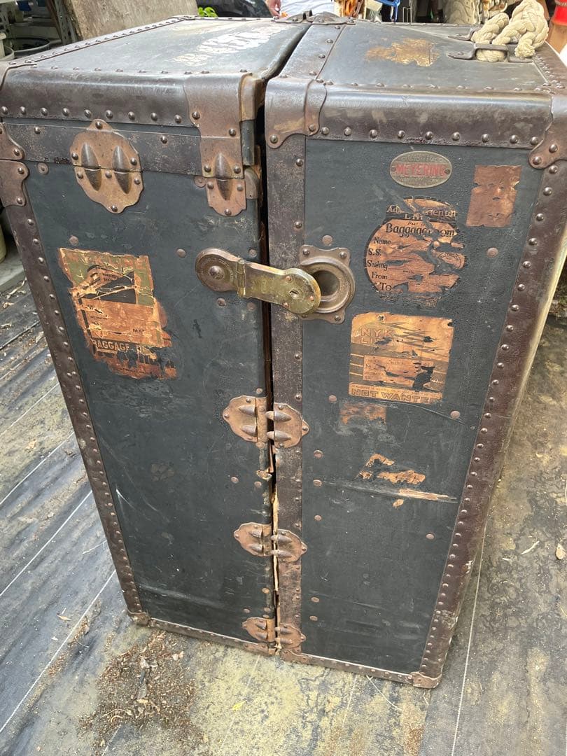 USアンティーク渡航トランク