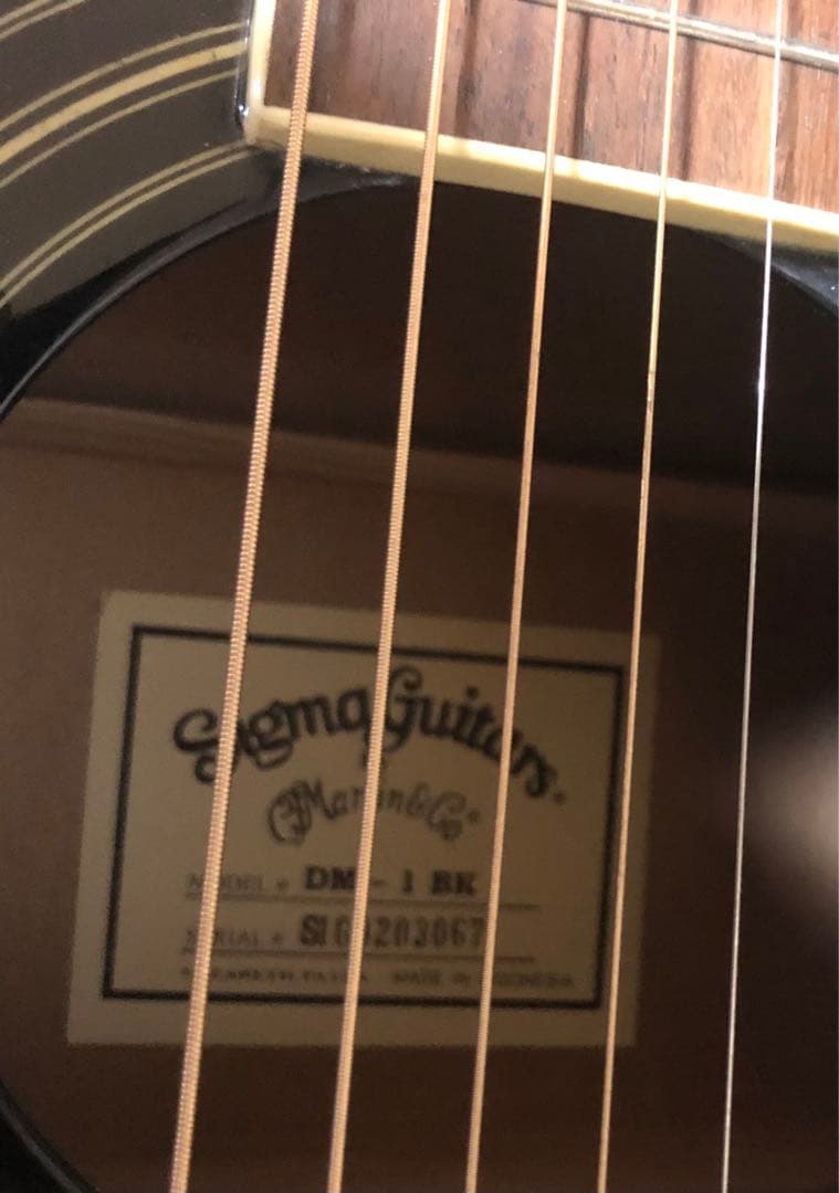 ⬛️ 稀少品！⬛️ Sigma Guitar by Martin ⬛️ DM 1 BK