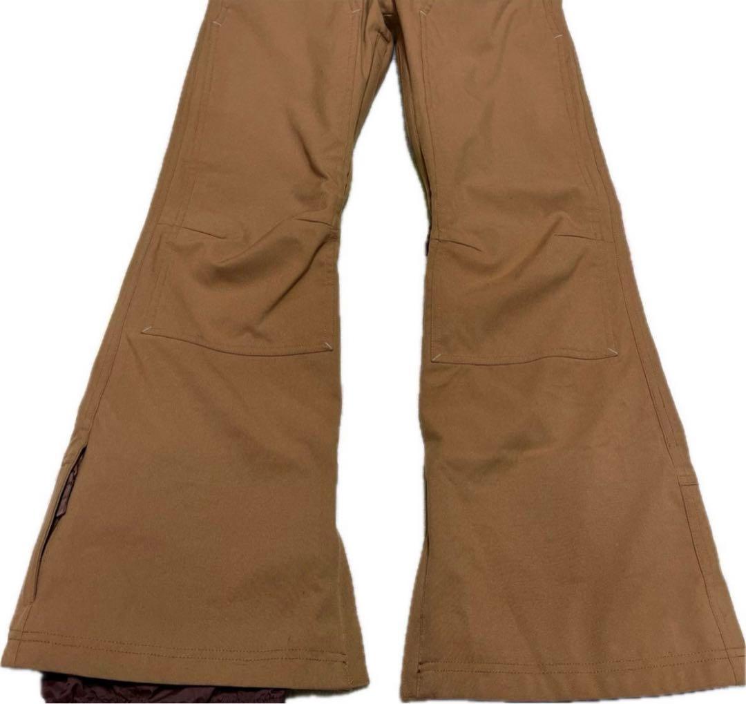【美品】BURTON スノーボード　ウェア　上下　S ビブパンツ　キャメル