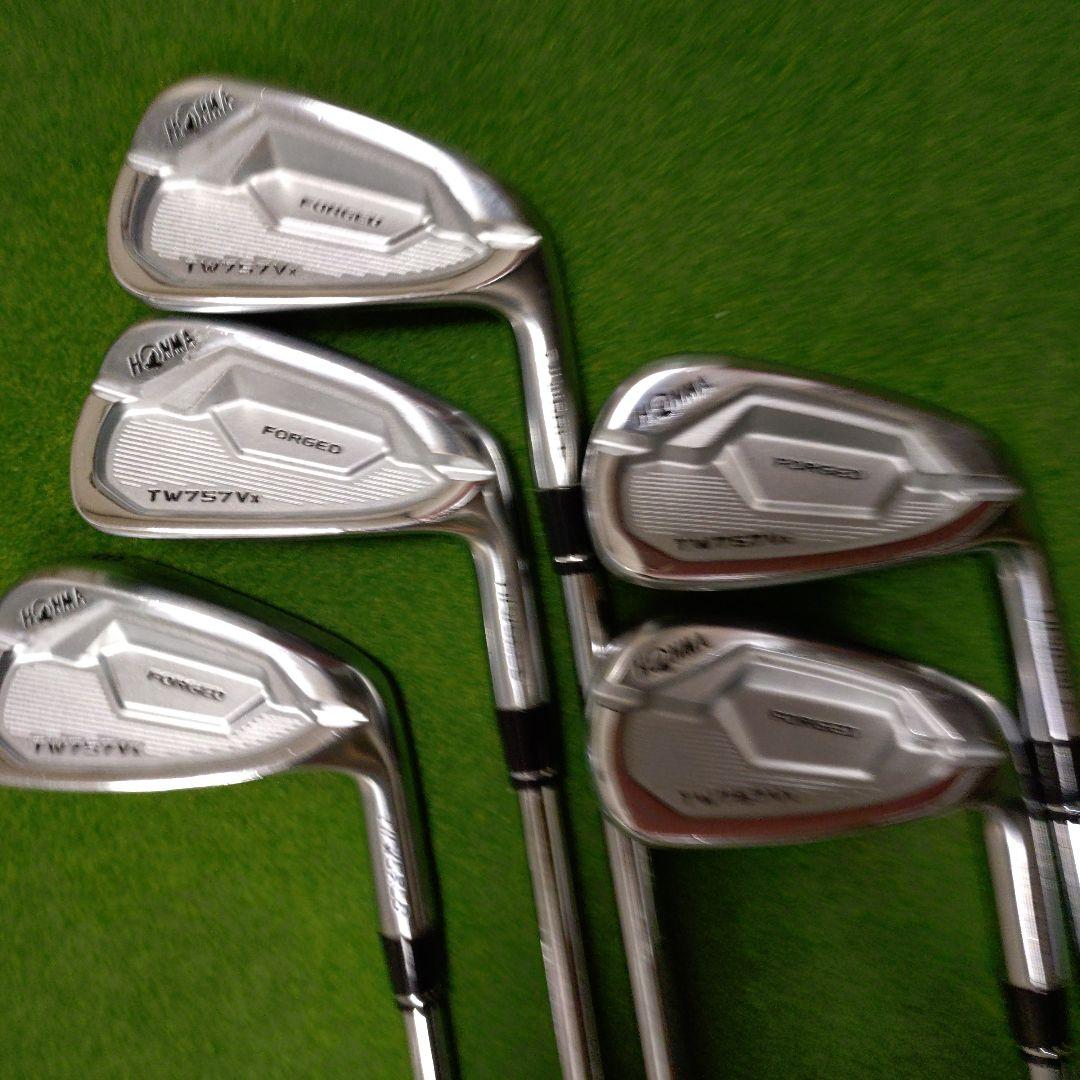 ホンマ　TOUR　WORLD　TW　757　Vx　 5本セット　島田シャフト