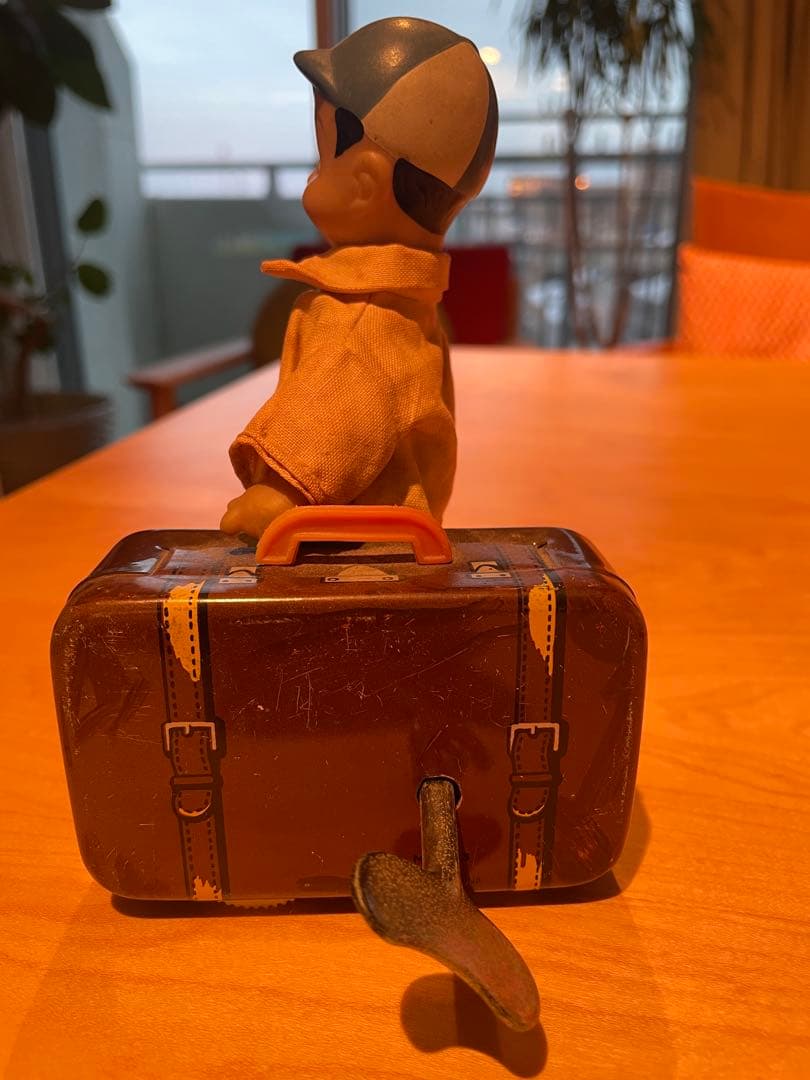 ブリキ☆トラベル坊や＊ゼンマイあり可動あり‼︎