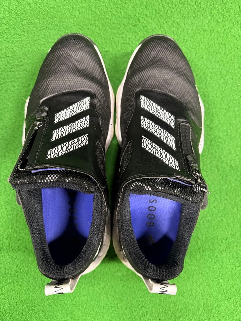 adidas BOOST ゴルフシューズ 女性用 ブラック/ホワイト