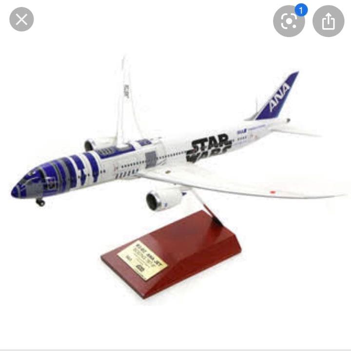 【非売品】ANA STAR WARS JET 1/200 BOEING787-9