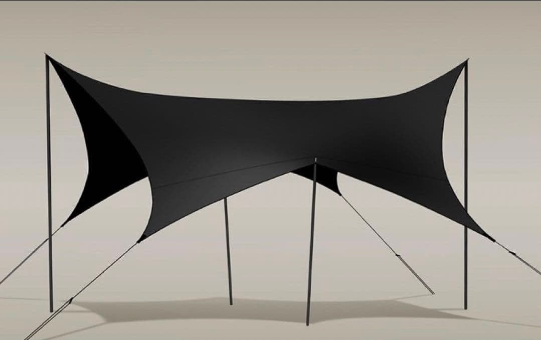 TheArth 幕男 4th くろ 黒 URBAN FOREST タープ