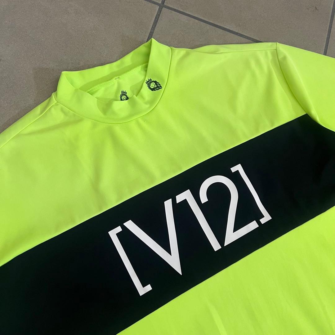 V12 ヴィトゥエルヴ セットアップ　ゴルフ　メンズ　XXL 蛍光色