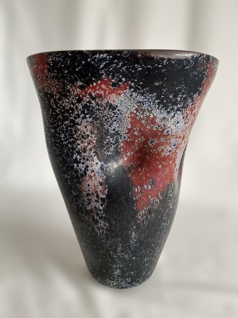 岩田藤七(1893~1980)「ガラス花器」富士山春1961年