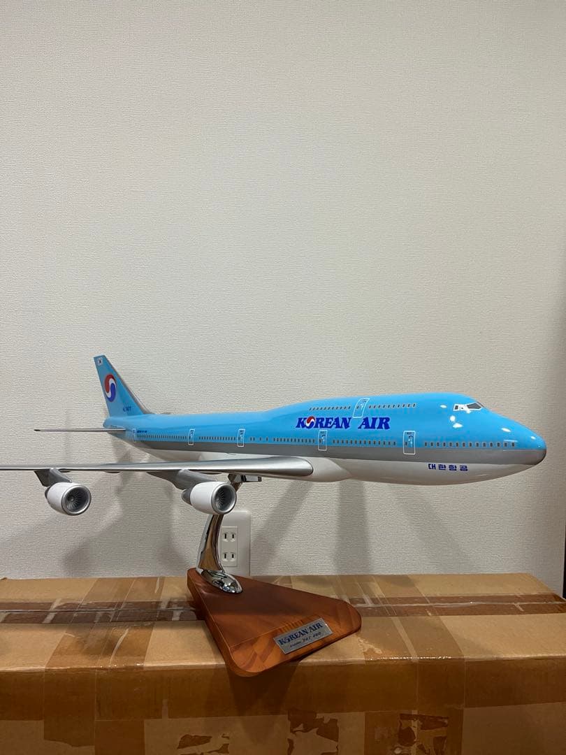 1/100 大韓航空 Korean Air B747-400 模型