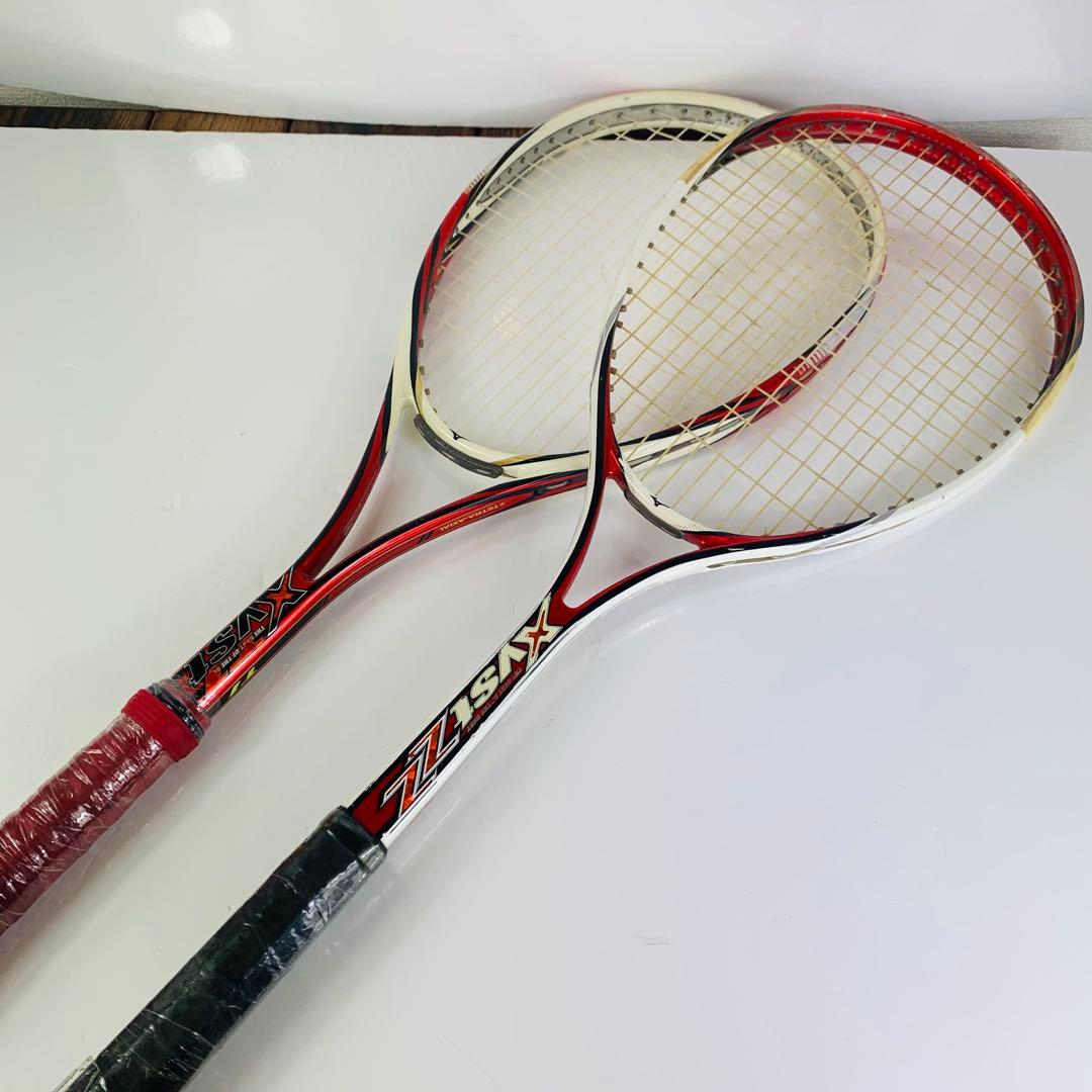 【廃盤・レア】MIZUNO Xyst T1 ZZ 軟式テニスラケット 2本セット