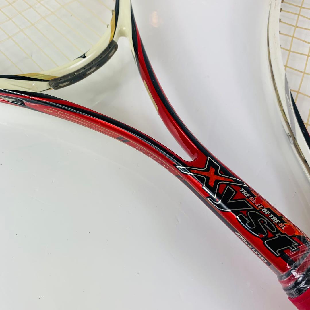 【廃盤・レア】MIZUNO Xyst T1 ZZ 軟式テニスラケット 2本セット