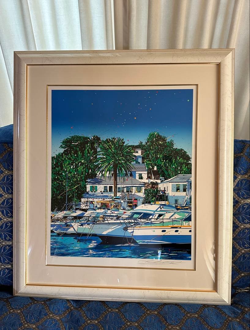 鈴木英人 【パラダイスアワー】 シルクスクリーン　直筆サイン　エディション有り