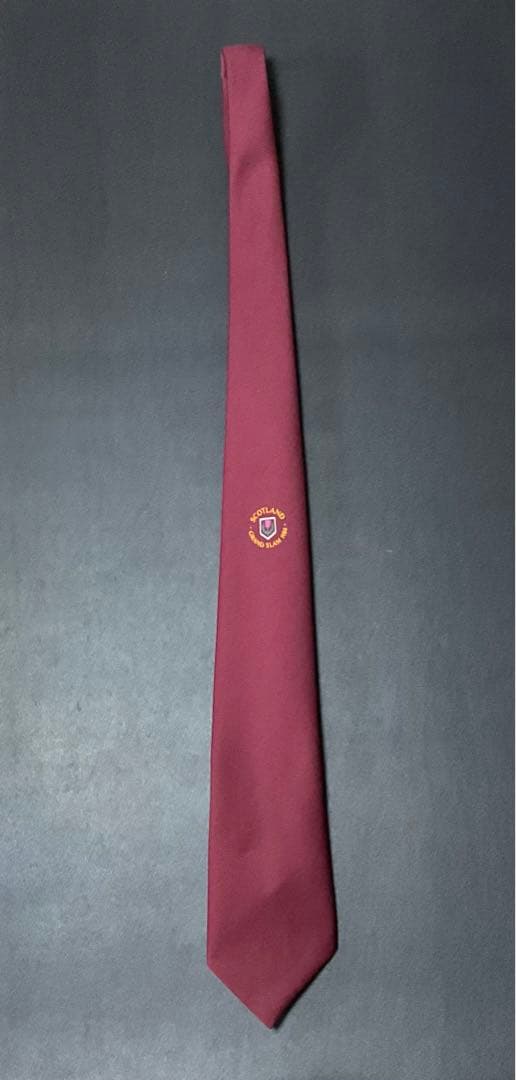 超レア・ラグビー　スコットランド1984グランドスラム記念タイ（未使用・新品）