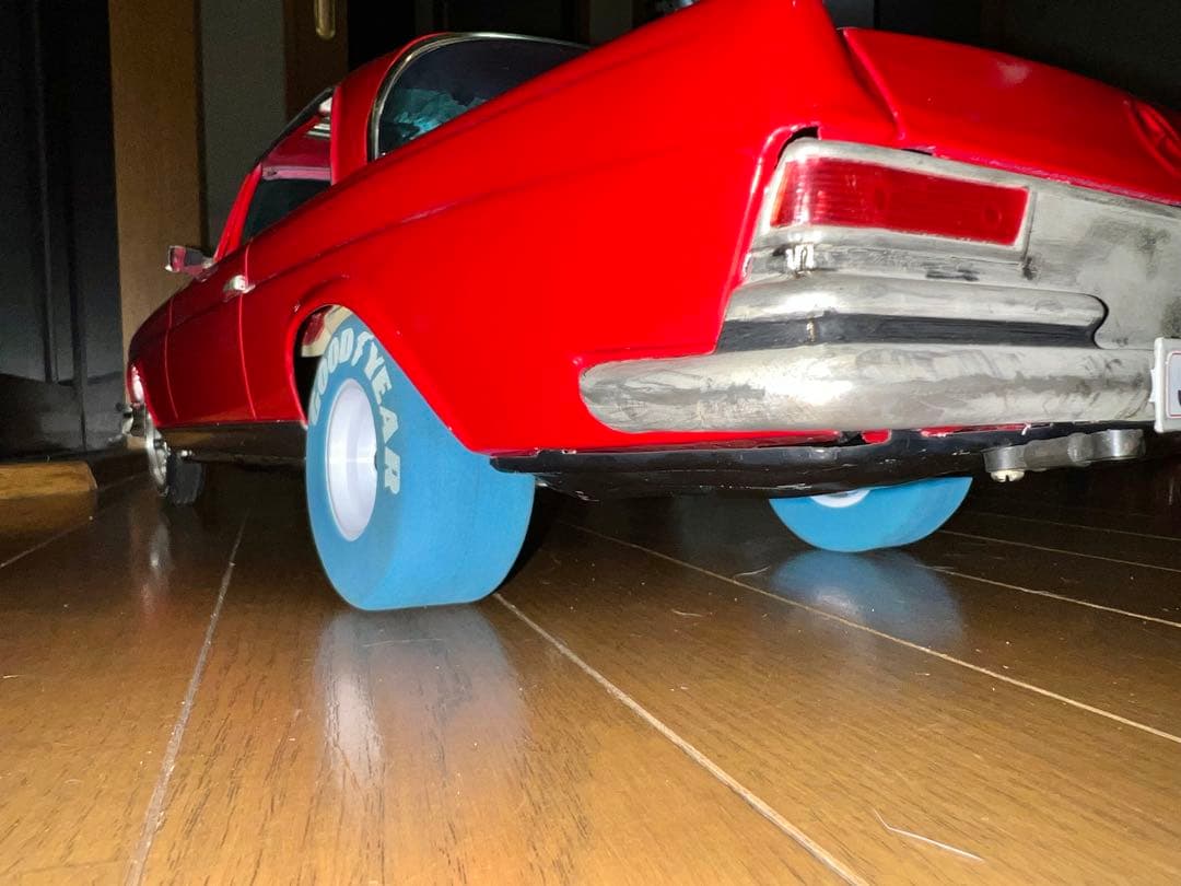 古い特大ブリキ★メルセデス ベンツ 300SE★イチコー／京商★改造★ジャンク