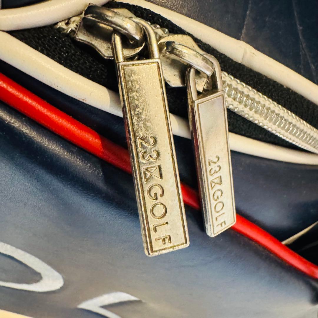 美品 23区ゴルフ キャディバッグ【20thアニバーサリーモデル】 ネイビー