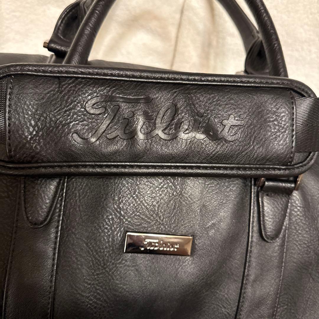 タイトリスト　ブラック ボストンバッグ