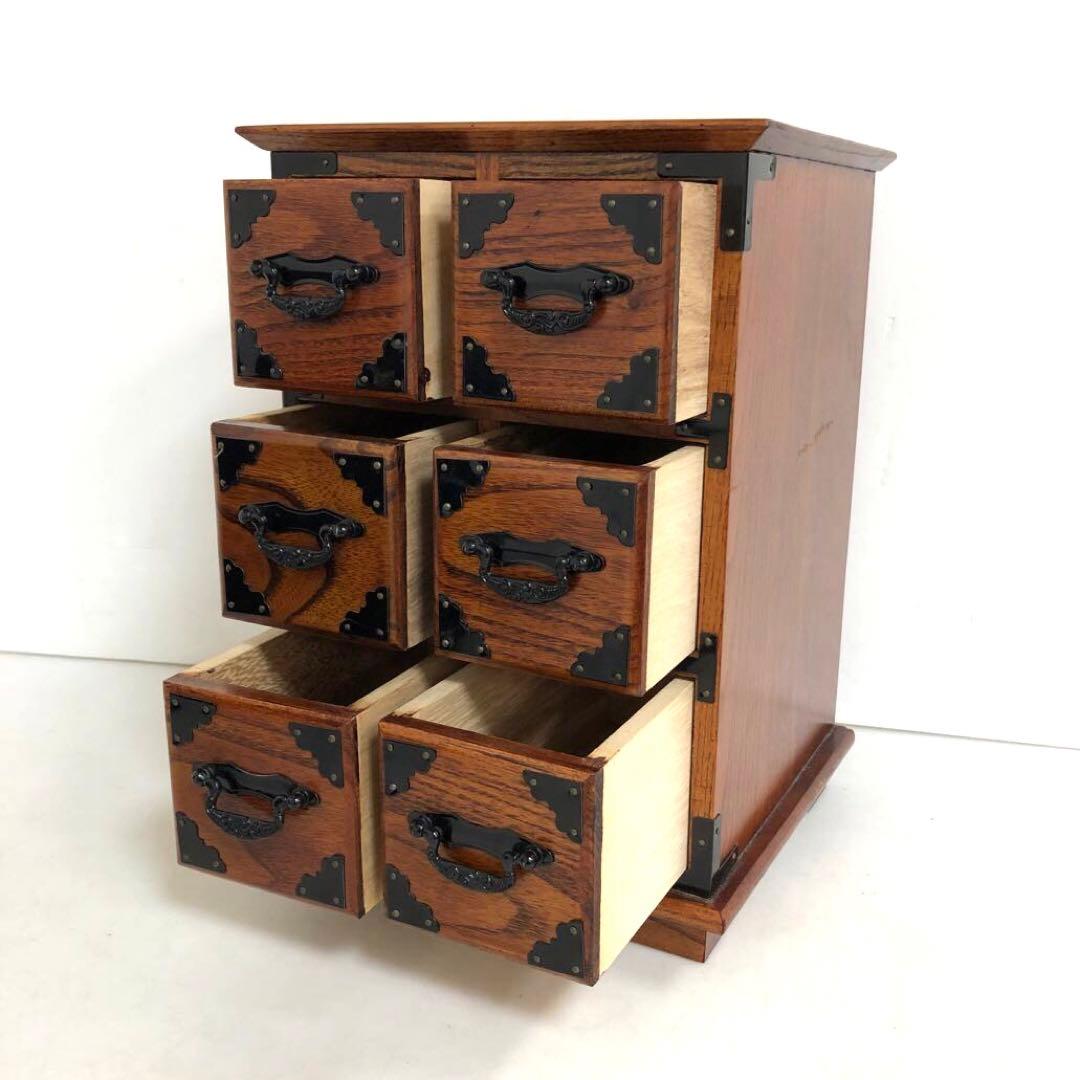 和箪笥　小箪笥　針箱　アンティーク　インテリア　和モダン