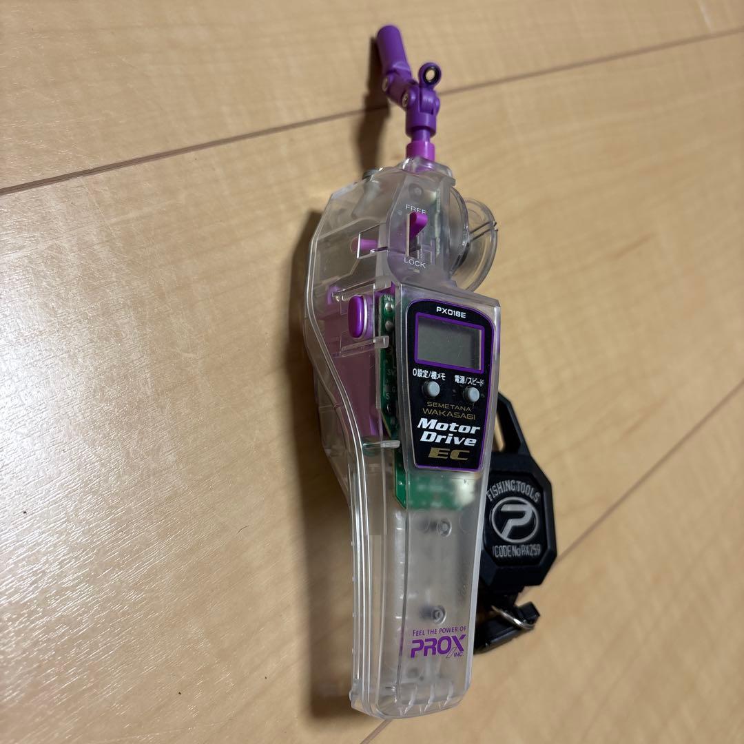 RROX プロックス　電動リール　EC 攻棚　ワカサギ　紫スケルトン　パープル