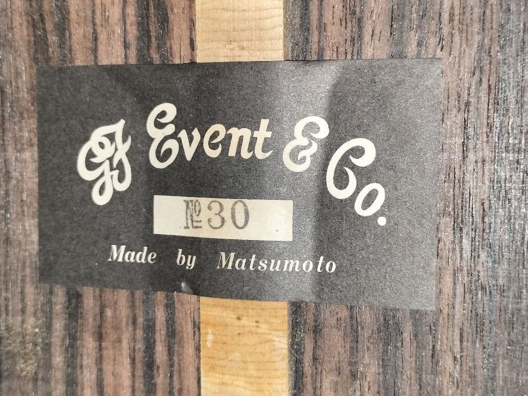 レアビンテージ Event&Co No30 アコースティックギター