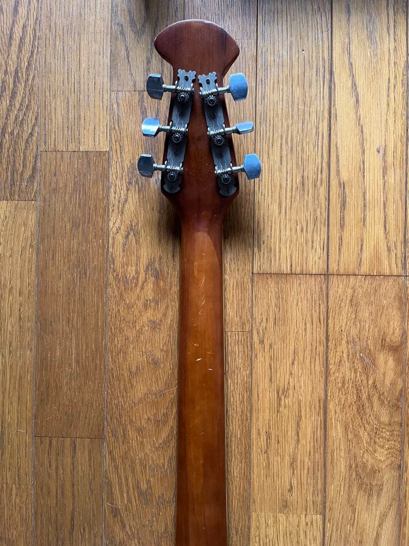 SPOWERオベーションタイプのアコースティックギター 虎目Gグラデーション