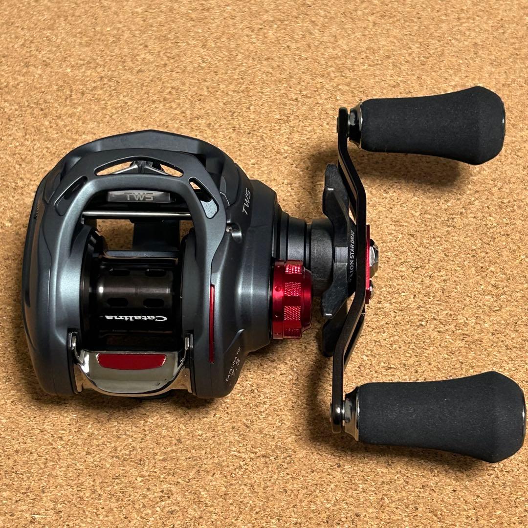 ダイワ 18キャタリナTW 100SH タイラバ ジギング 紅牙 炎月