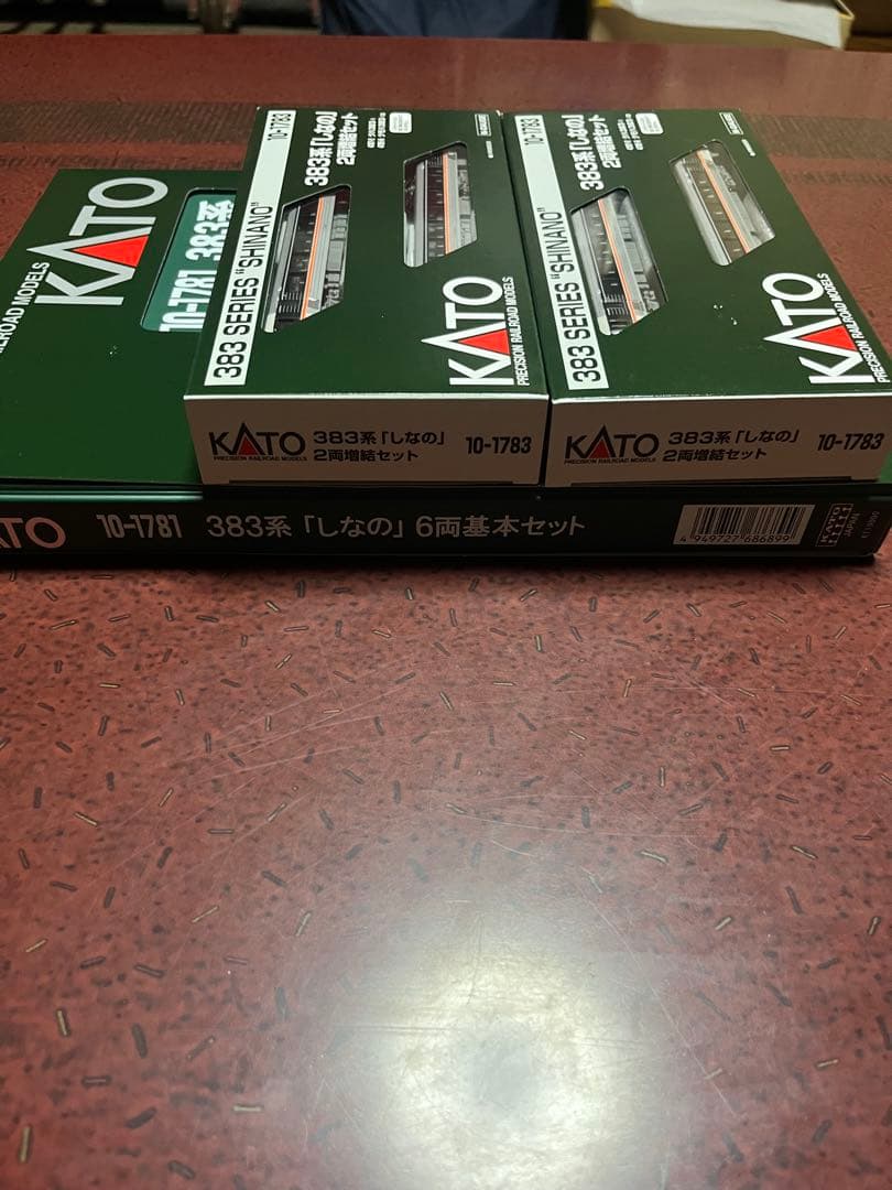 KATO 383系「しなの」6両基本セット＋2両増結×2 最新ロット