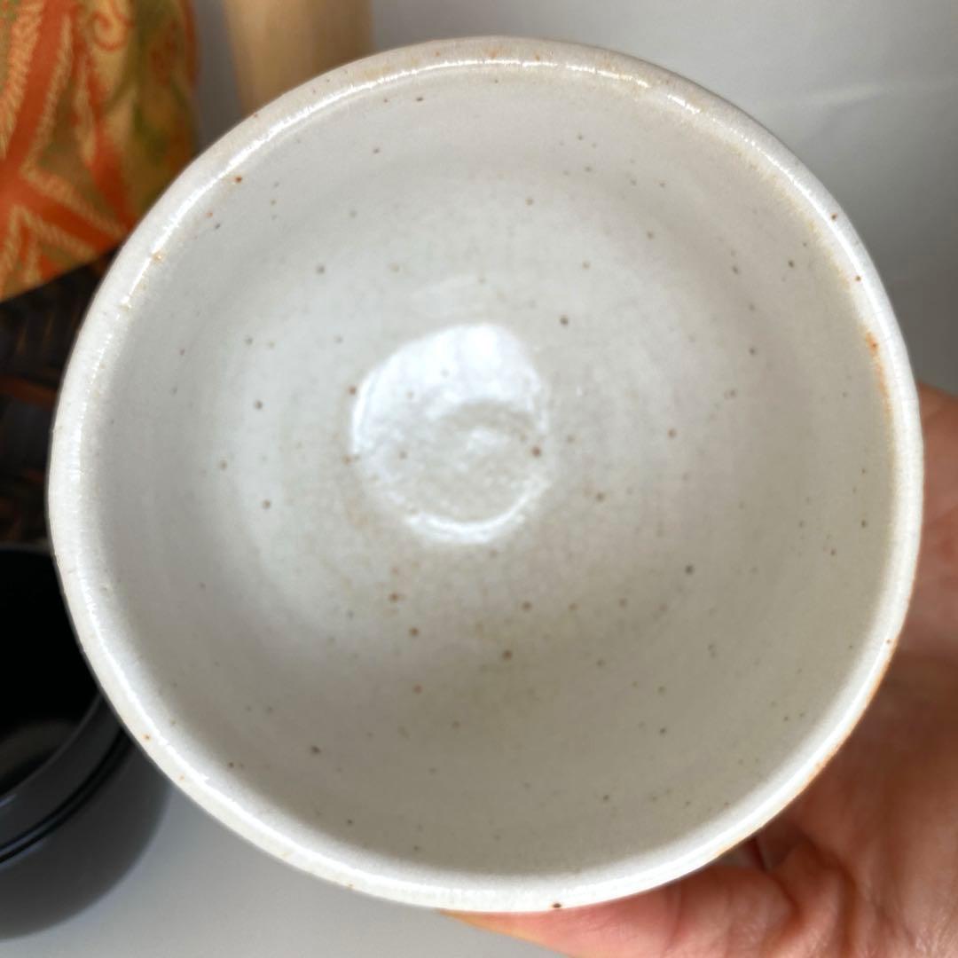 野天 野天籠セット 茶杓 茶筅 茶筅筒 抹茶碗 棗　茶道具