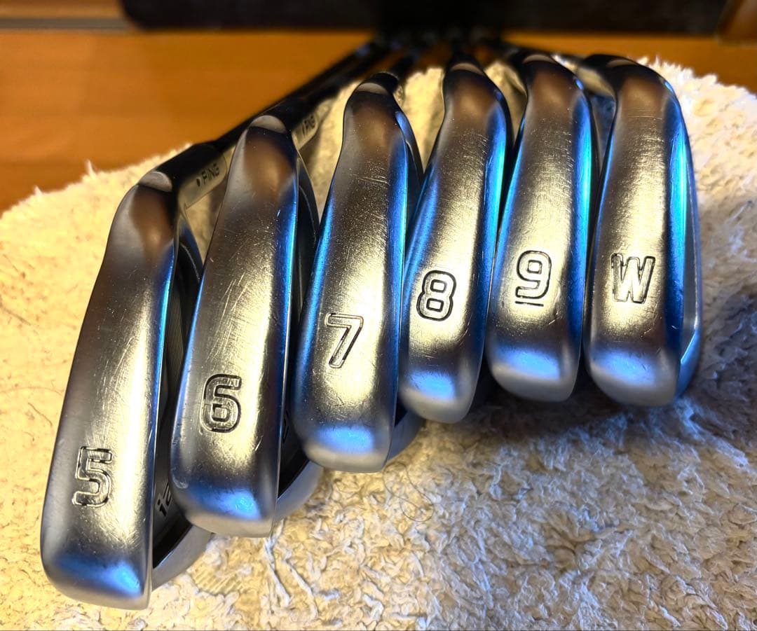 i210 5-P ピン ping アイアン　AMTホワイト　S200